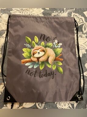 Colorful Drawstring Bag, NWOT